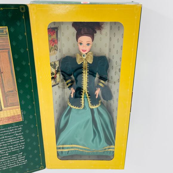 Yuletide Romance Hallmark Special Edition Mattel Barbie Doll - NRFB/NIB - Picture 1 of 16
